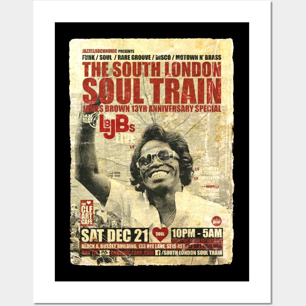 POSTER TOUR - SOUL TRAIN THE SOUTH LONDON 105 Wall Art by Promags99